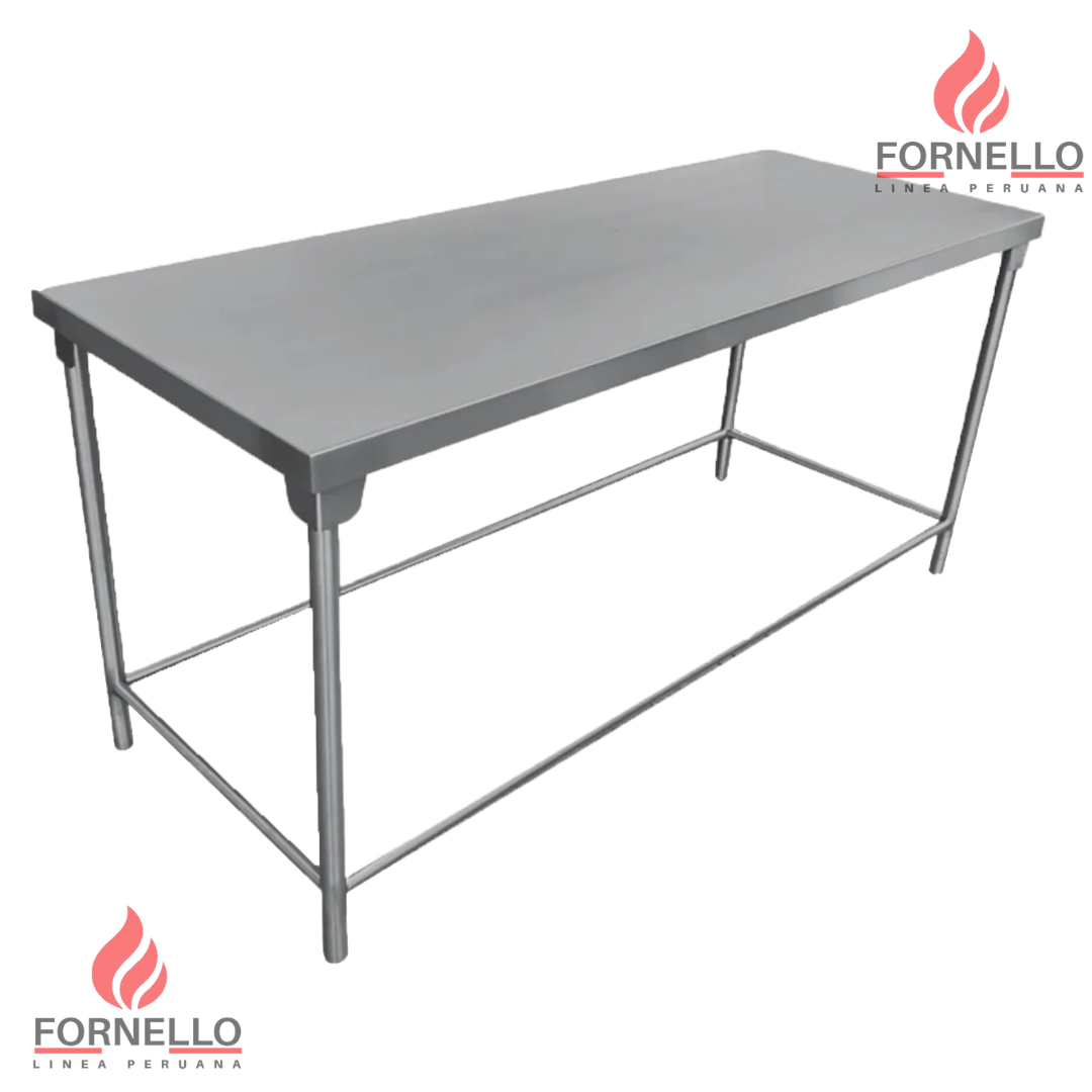 Mesa de trabajo en acero inoxidable