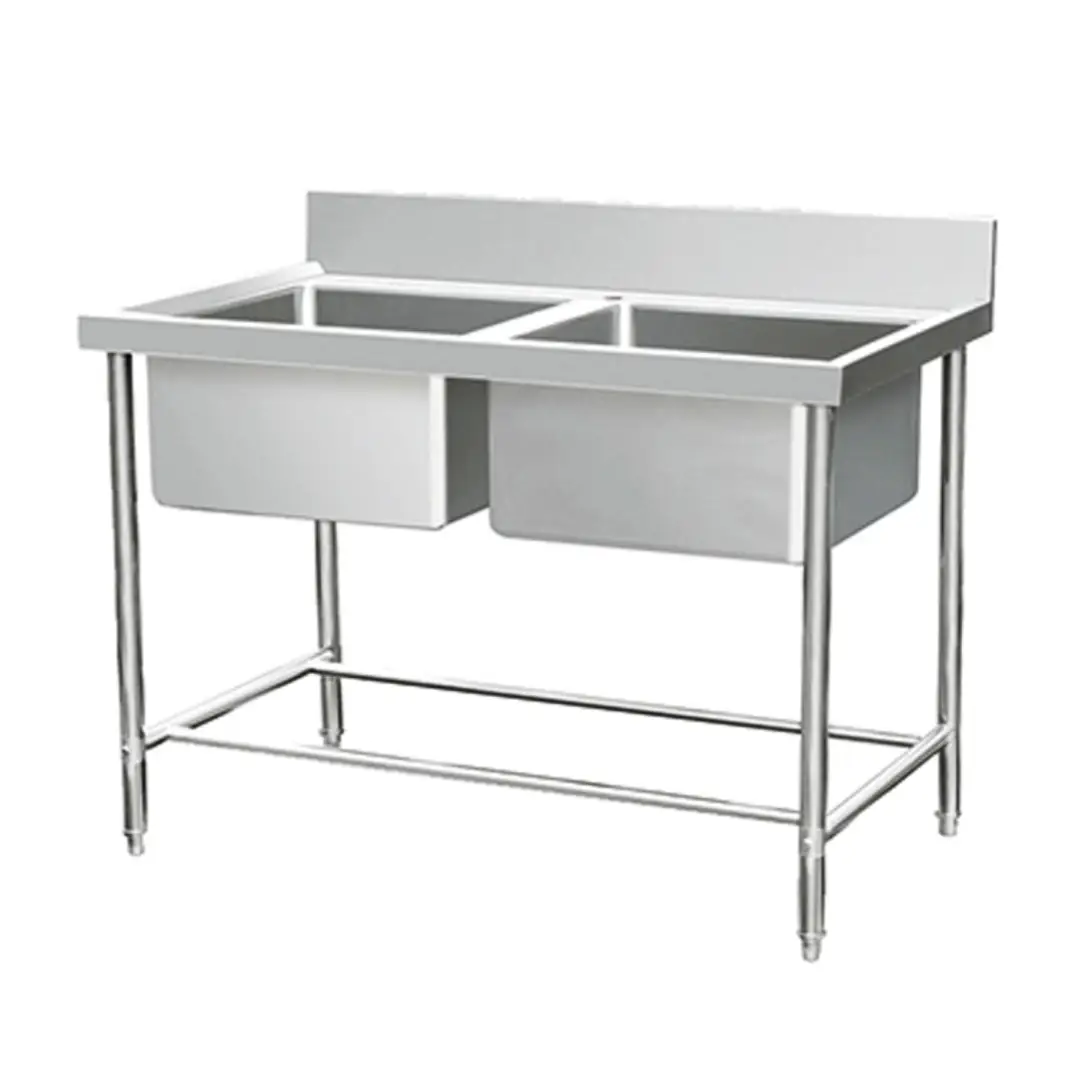 Lavadero industrial de uno o dos pozos con escurridor